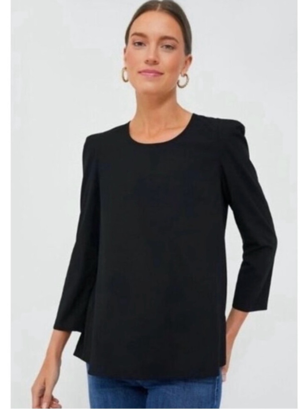 Tuckernuck Black Bedford Blouse XS